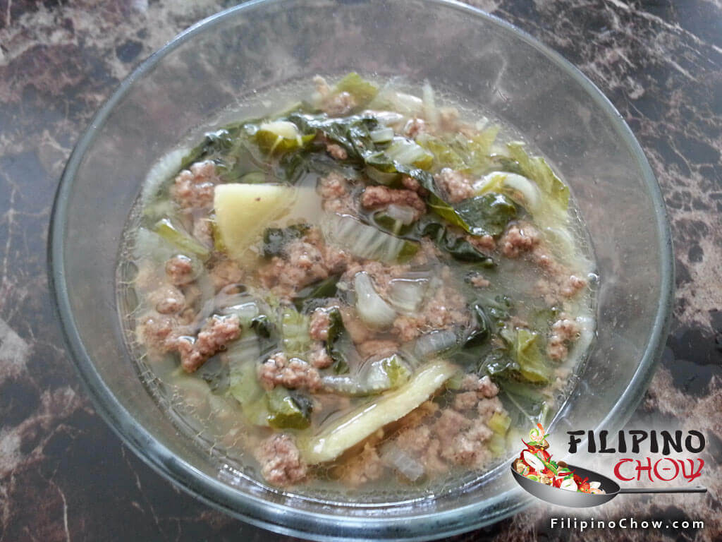 Beef and Bokchoy Soup