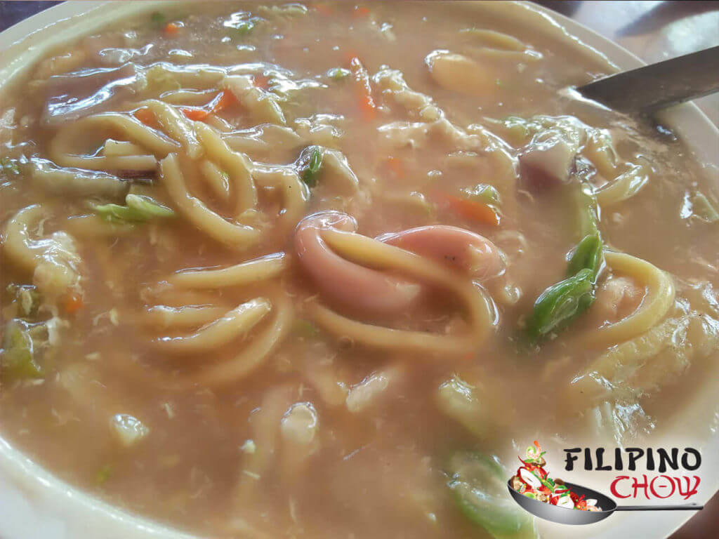Pancit Lomi (Seafood Noodle Soup)