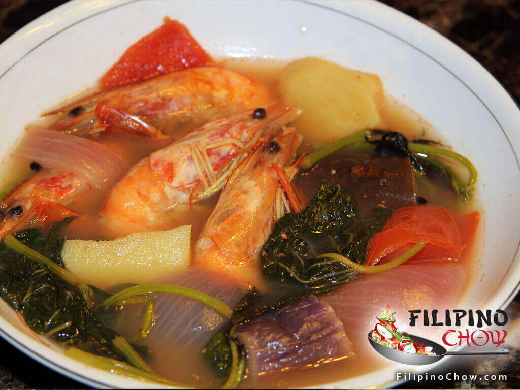 Sinigang Na Hipon (Shrimp in Sour Soup)