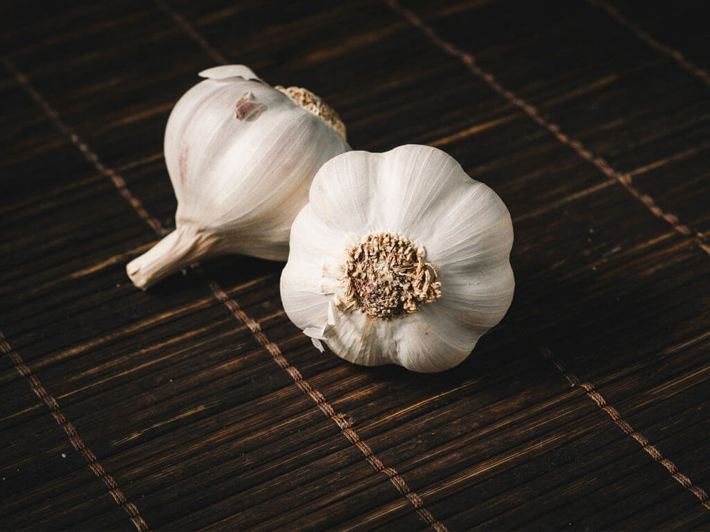 Two White Garlic